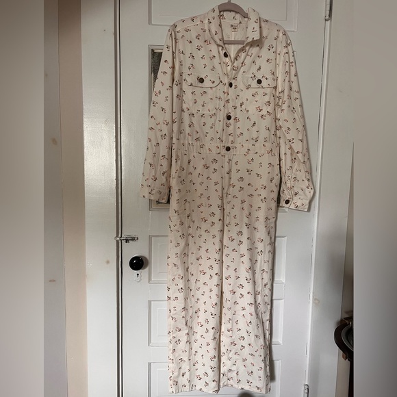 Billabong Just Work It Floral Jumpsuit Boilersuit - Picture 4 of 4